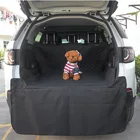 Автомобильный чехол для домашних животных, коврик для багажника, брезент, водонепроницаемые чехлы из ткани Оксфорд для заднего сиденья собак и кошек, защитное одеяло для автомобиля