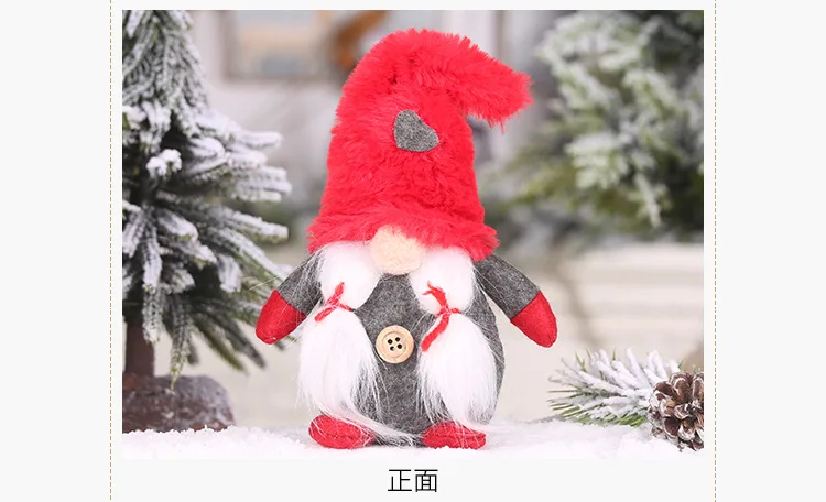 Handmade Swedish Gnome Scandinavian Tomte Yule Santa Nisse Plush Elf Toy Home Decor Table Ornament Christmas Decorations | Игрушки и