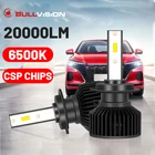 Светодиодные фары H7 4300 лм 6500K 8000K 9012 K H1 H4 H11 H8 H9 9005 HIR2 9006 9007 9008 HB3 HB4 H13 STG Противотуманные фары для объектива 12 В