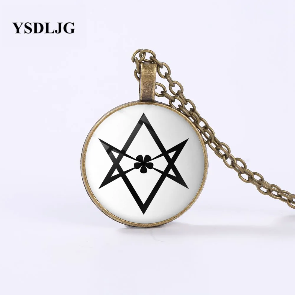 GDRGYB Esoteric ожерелье-Thelema Единорог шестиграмма символ-Ordo Templi ориентисы подарок
