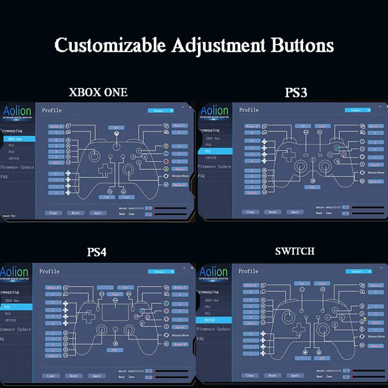 Поддержка 3 5 мм разъем для наушников пользовательские кнопки клавиатуры