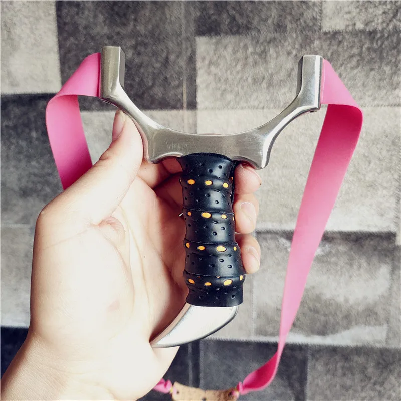 

Customized outdoor hunting oblique slingshot TTF catapult high quality stainless steel slingshot tirachinas catapult 2020