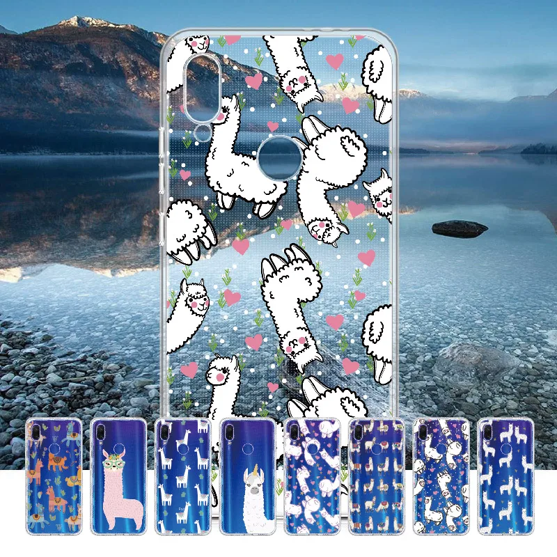 Милые милые ламы Альпака с животными для Xiaomi Mi Redmi Note 5 6 7 8 9 10 lite Pro Plus Мягкий ТПУ