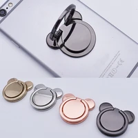 metal cute 360 finger ring mobile phone stand holder for iphone 12 pro xs max x 8 plus 11 samsung huawei xiaomi on cell phone
