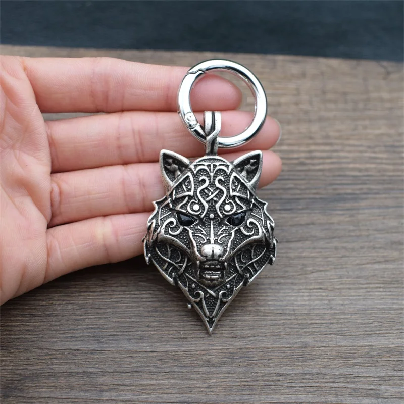 12 шт персональный брелок с головой волка оригинальные Панк ювелирные изделия