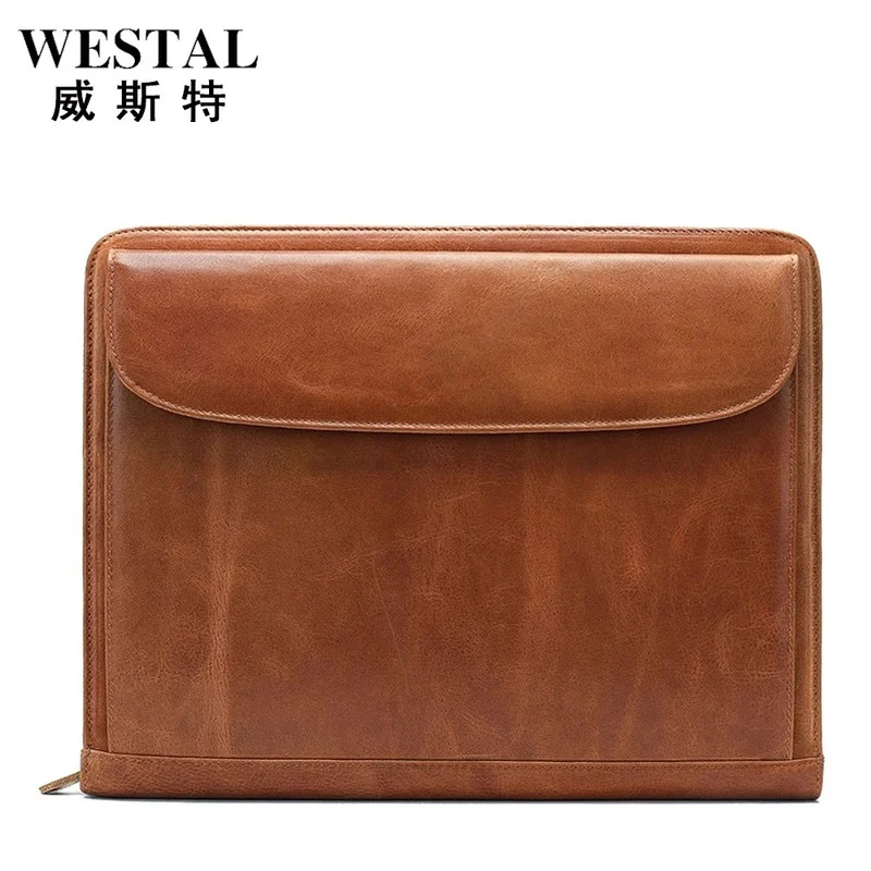 

2021 summer new business leather clutch female A4 briefcase computer bag envelope bag unisex