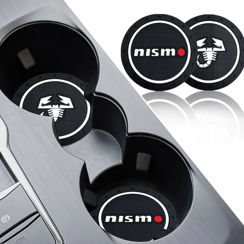 

1pcs Car coaster Water cup non-slip mat Car interior accessories For Dodge Caliber Ram1500 Caravan Charger Grand Caravan Journey