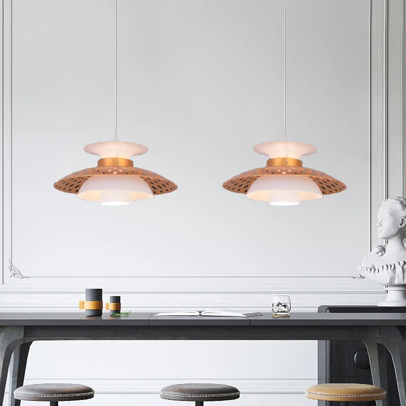 Nordic Bedside Chandelier Danish Designer Personalized Creative Light For Restaurant Dining Table Bar Modern Coffee Pendant Lamp | Лампы и