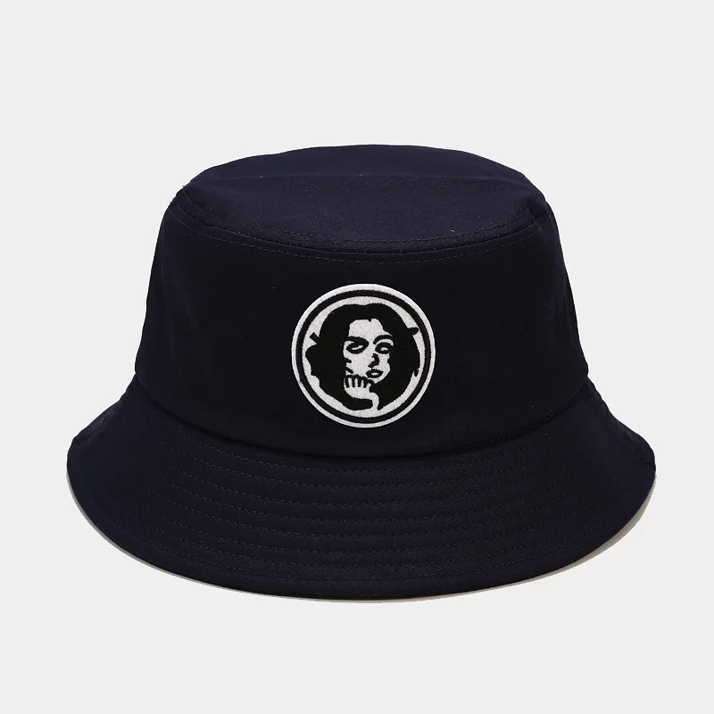 

LDSLYJR 2021 Cotton Cartoon character bucket Hat Fisherman Hat outdoor travel Sun Cap Hats for Men and Women 323