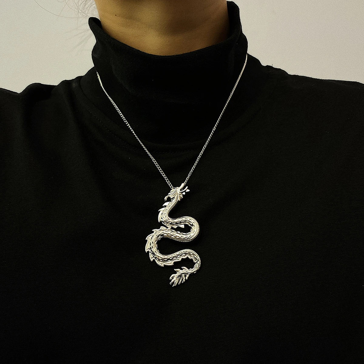 Spaloria винтажное ожерелье с кулоном дракона Женские Ювелирные изделия в стиле