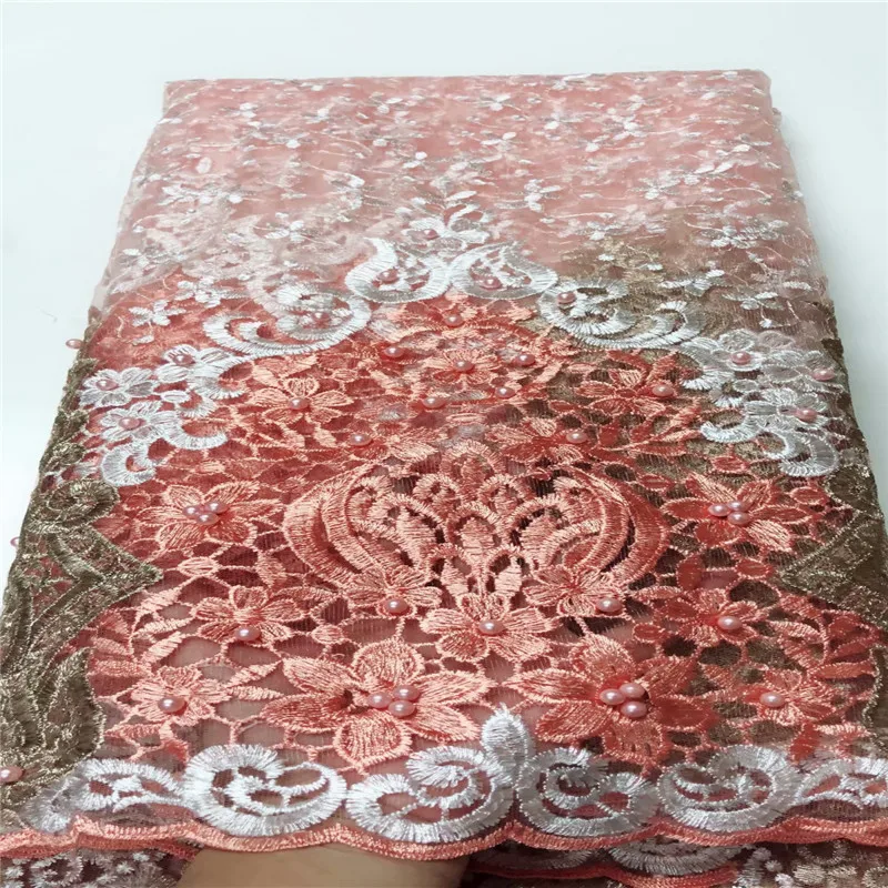 2020 белые золотые последние французские нигерийские шнурки ткани высокого