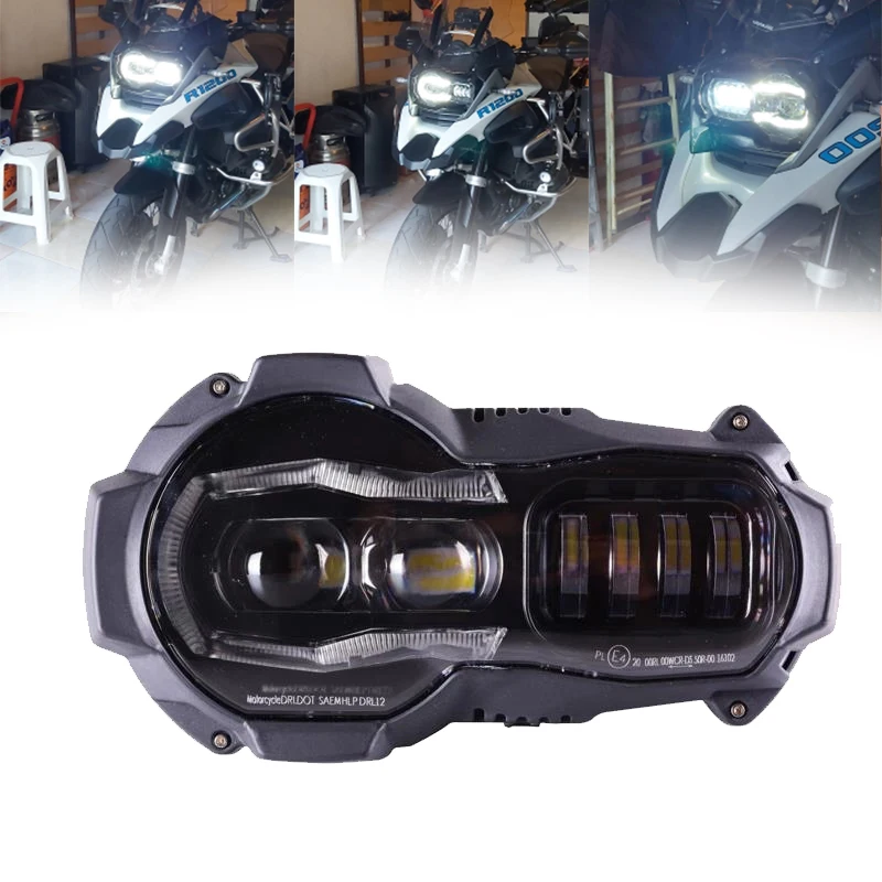 

New Arrival!Motorcycle LED Headlights Projector for BMW R1200GS 2004-2012 R 1200GS ADV Adventure 2005-2013 Moto Lights Assembly