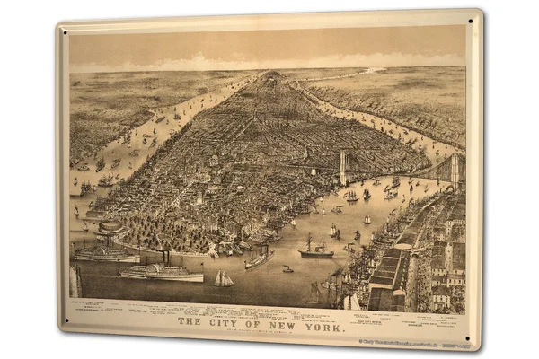 

Tin Sign City New York
