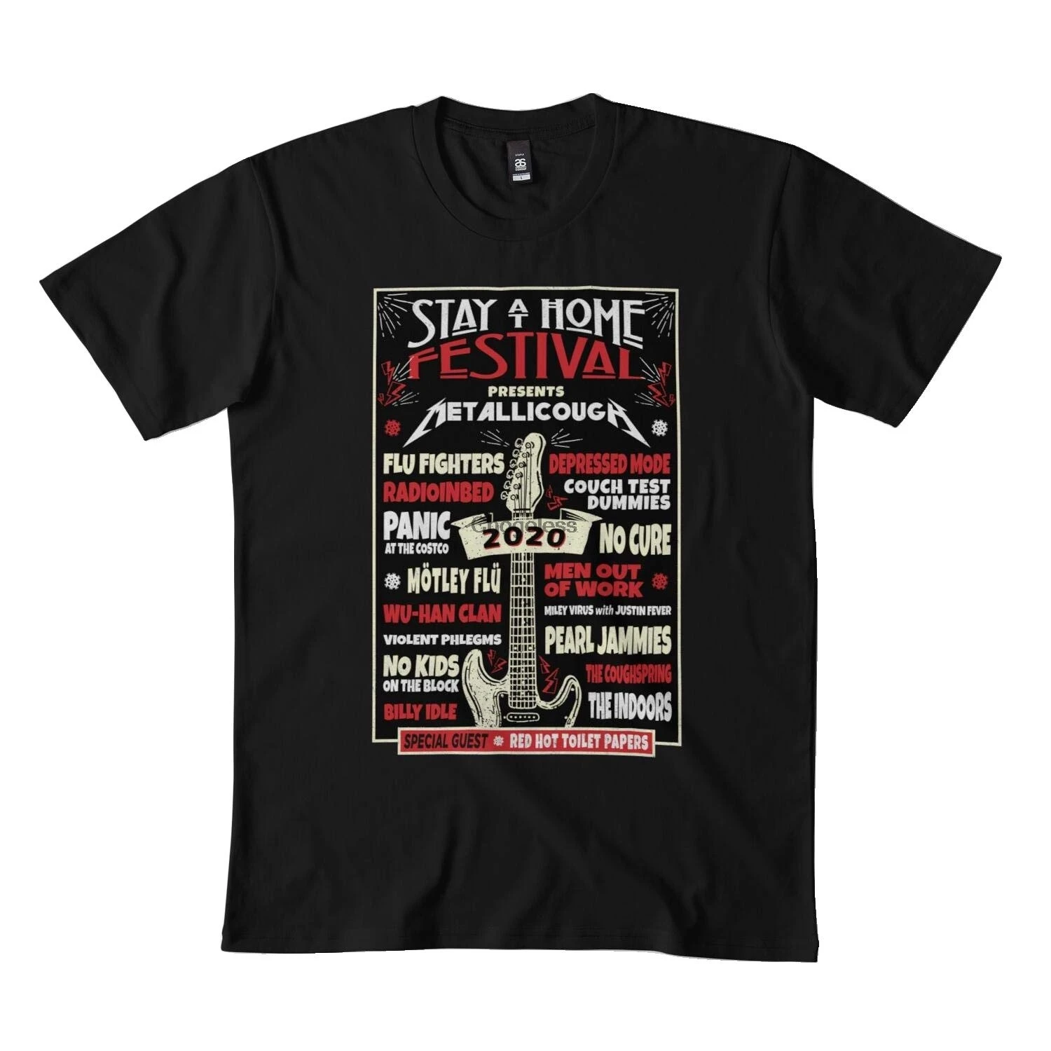 

Stay Home Festival 2020 Quarantine Social Distancing DMN T-Shirt Hoodie Gift Black