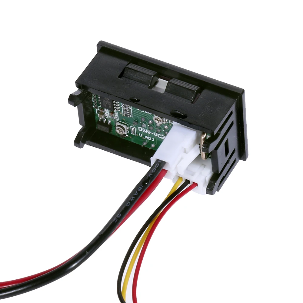 Вольтметр-амперметр постоянный ток 100 в 10 А с синим и красным светодиодным