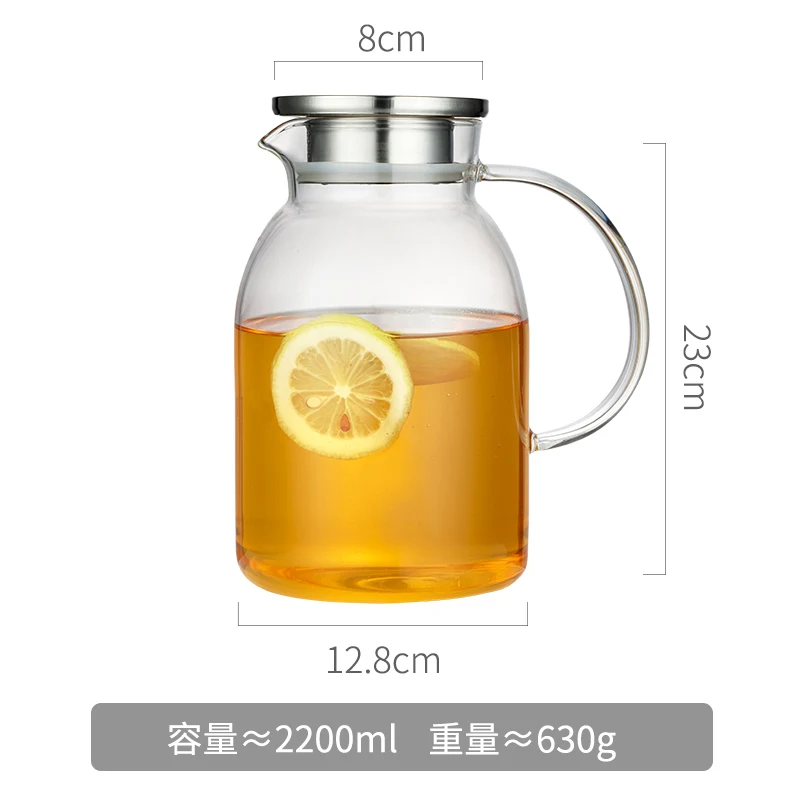 2.2L 1,8/2.2L большой стакан бутылка для воды переносная Питьевая бутылка для воды с ручной сеткой здоровая BPA бесплатно с крышкой из нержавеющей стали - Цвет: 2.2L