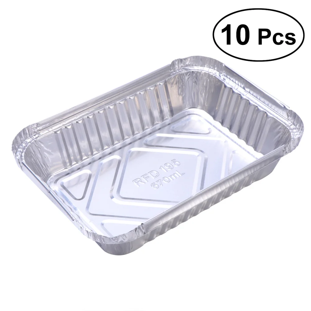 

Foil Disposable Pans Aluminum Bbq Drip Trays Pan Grease Tray Tins Tin Case Box Packing Takeaway Baking Barbecue Catchlasagna