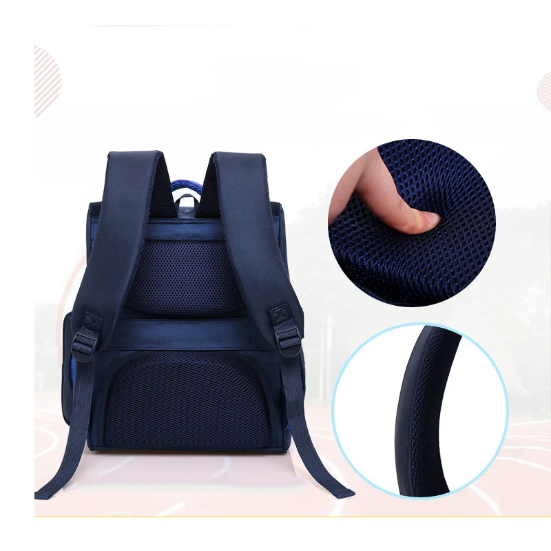 Новый Школьный рюкзак высокого качества из нейлона для мальчиков и девочек