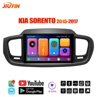 jiuyin android 10 stereo car radio for kia sorento 2015 2017 2din auto gps navigation bluetooth wifi 2g32g multimedia player