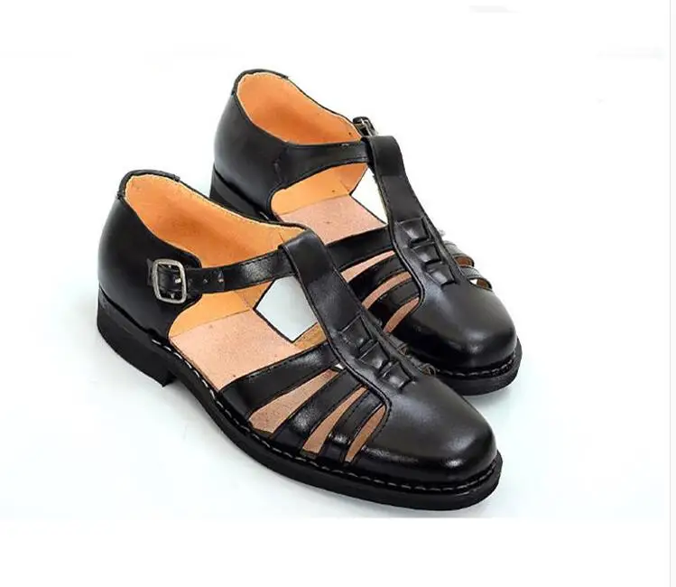 Сандалии Дышащая летняя обувь для папы мужчин среднего возраста Пляжная Мужские