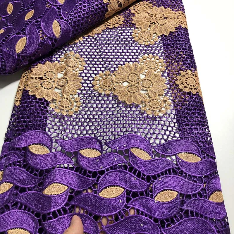 

Very Neat Embroidery Soft Guipure Lace 5 Yards Cord Lace Fashion Modern Traditional West African Inspire Fabric Nigerian Dress