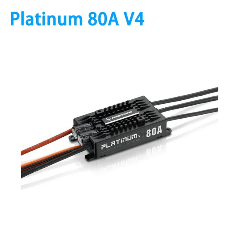 Hobbywing Platinum 60A/80A/120A/130A/200A V4 серия бесщеточный BEC ESC 3-14S для вертолетов с фиксированным крылом