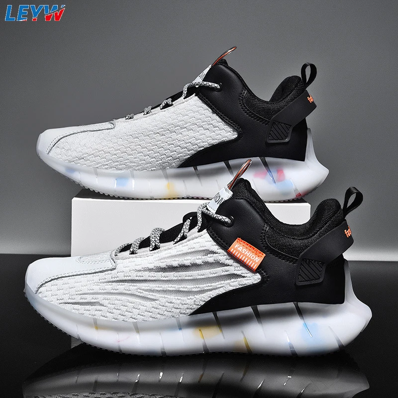 LEYW Кроссовки мужские сетчатые дышащие спортивные туфли для бега уличная