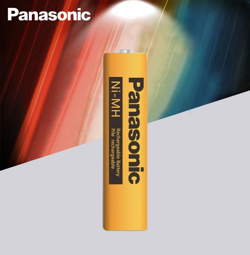 Оригинальный перезаряжаемый аккумулятор Panasonic AAA 1 2 в 630 мАч NiHM время зарядки или
