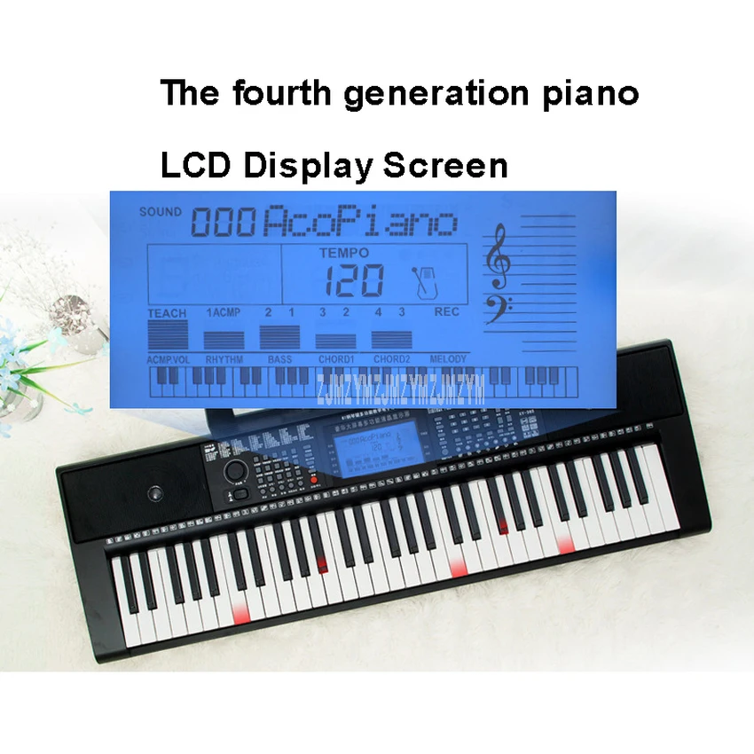 61 клавиша многофункциональная цифровая электрическая музыкальная клавиатура