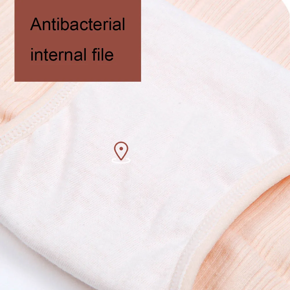 Трусики женские с высокой талией однотонные бесшовные мягкие уход за животом