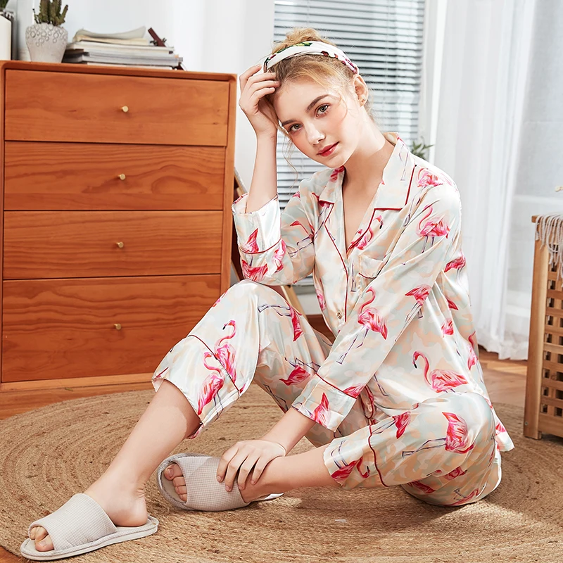 Пижама YAO TING женская пижама пикантная Стич сексуальная ночная одежда Осенний