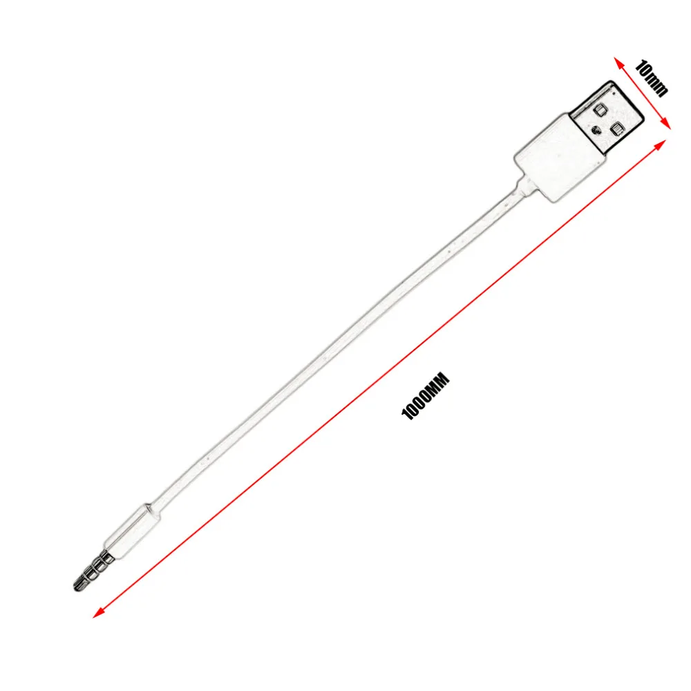 ACEHE USB Поворот 3 5 мм конверсионная линия в вспомогательный конвертер кабель