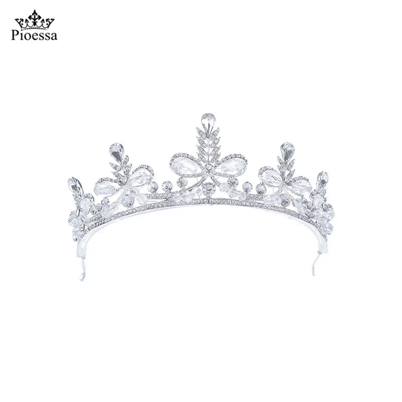 

New Classic Romantic Party Ladies Engagement Bridal Headdress Tiaras Retro Tiaras and Crown Wedding Hair Accessories Queen Crown