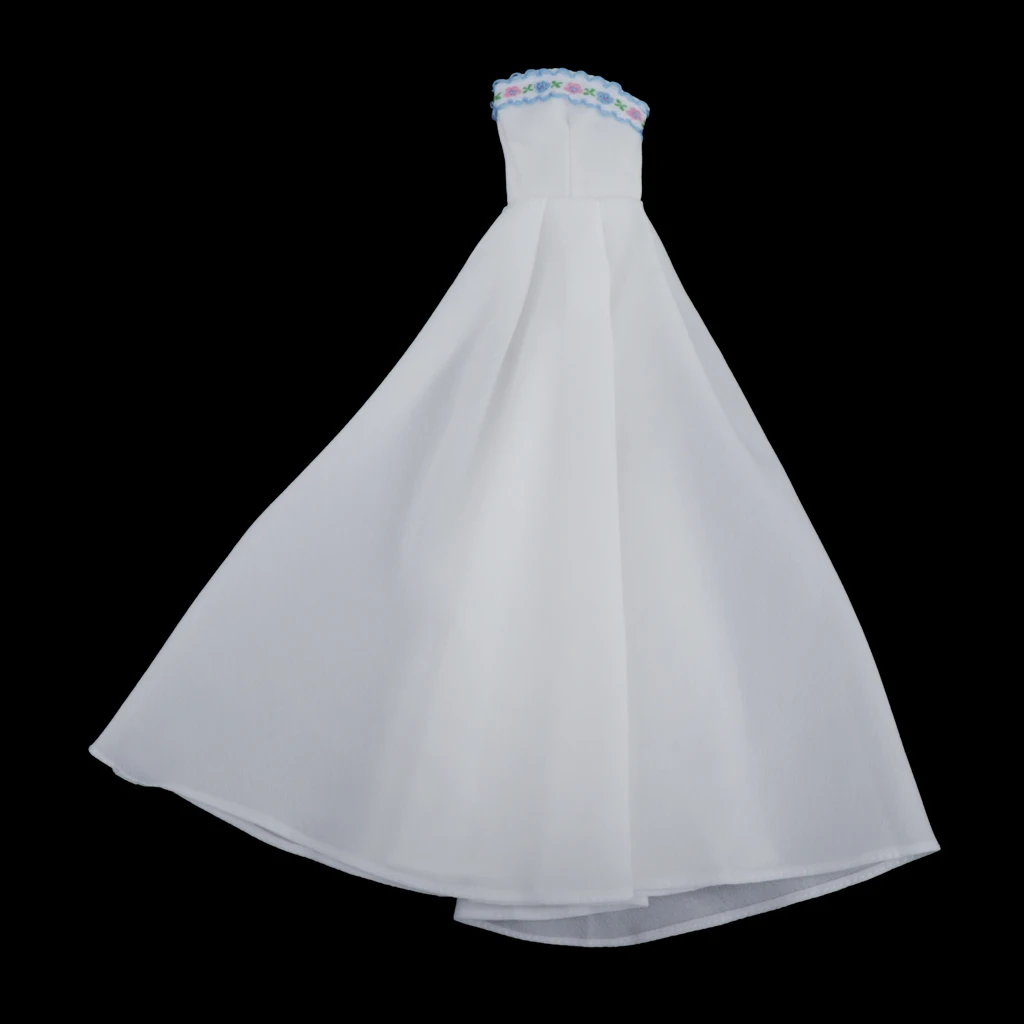 

Fashion Doll Girl Dress Party Dance Gown Long Skirt For 1/6 SD DOD Accs Toy
