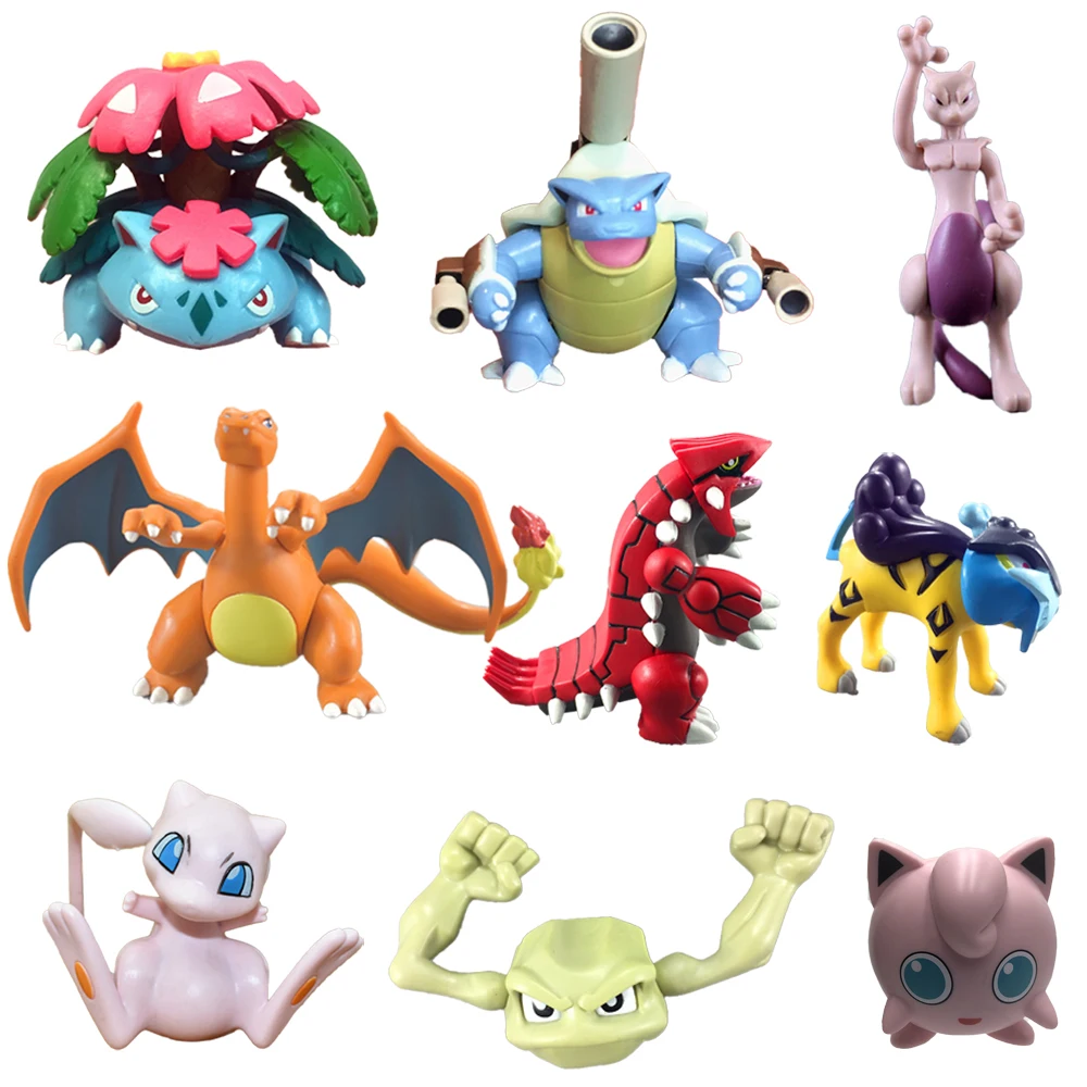 

Покемон модель Charmeleon Venusaur Mewtwo Charizard Gengar Bulbasaur Pikachu Charmeleon экшн-фигурка из ПВХ подарок для детей 6 см