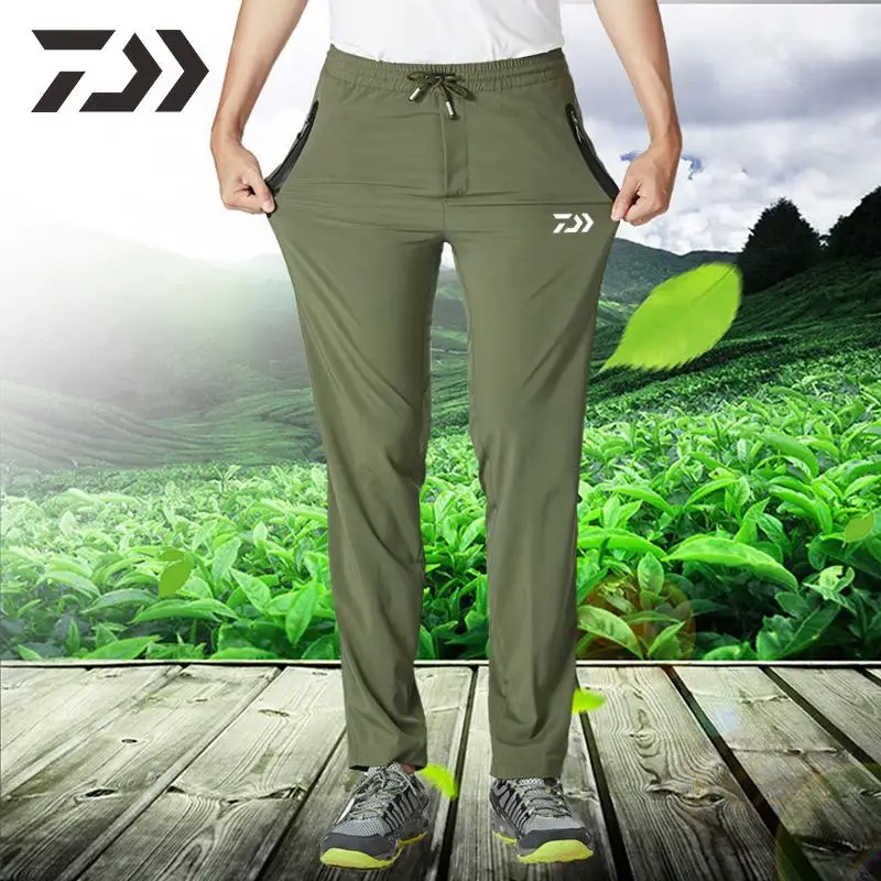 

Новинка 2021, Мужские дышащие штаны Daiwa для рыбалки, тонкая быстросохнущая летняя одежда для рыбалки, уличная спортивная одежда для альпинизм...