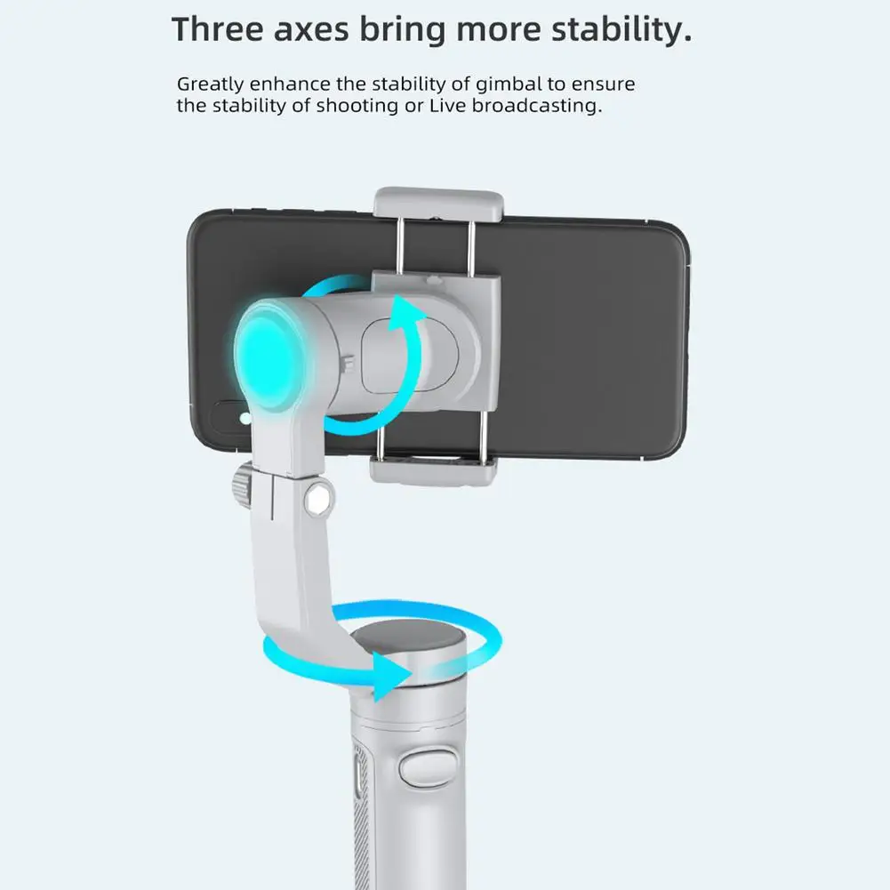 3-осевой складной ручной шарнирный стабилизатор видеозаписи для смартфона IPhone 13
