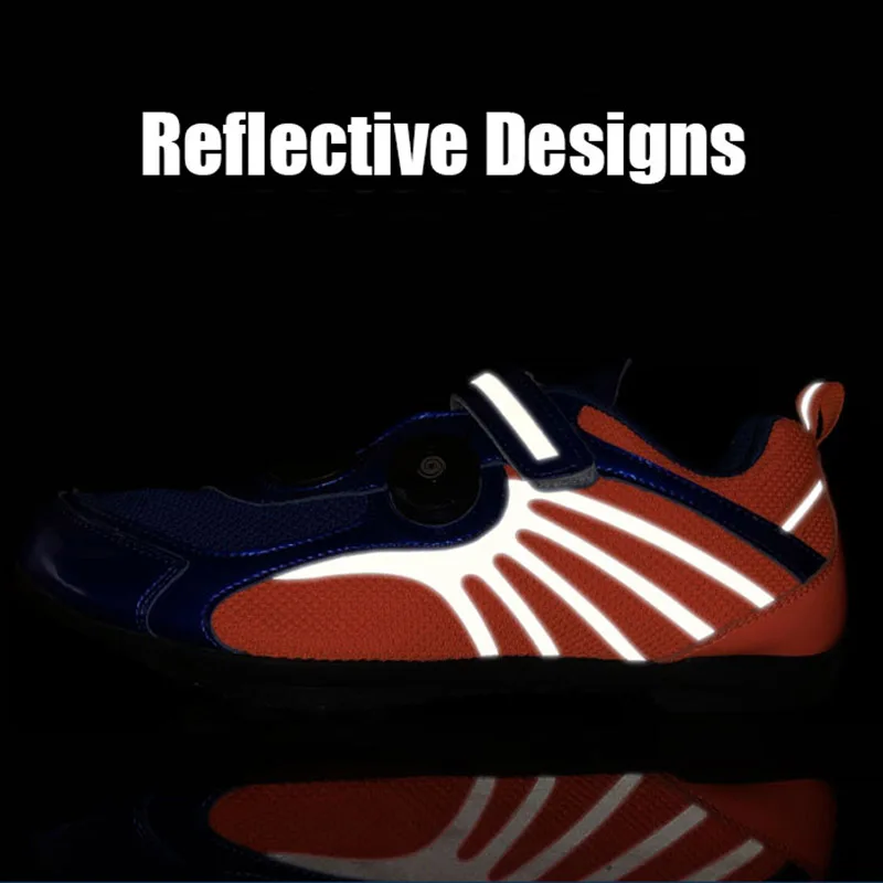 

Breathable Cycling Sneakers MTB Shoes for Men Reflective Road Bike Shoes Women Racing Bicycle Sneakers Athletic Cycling Shoes