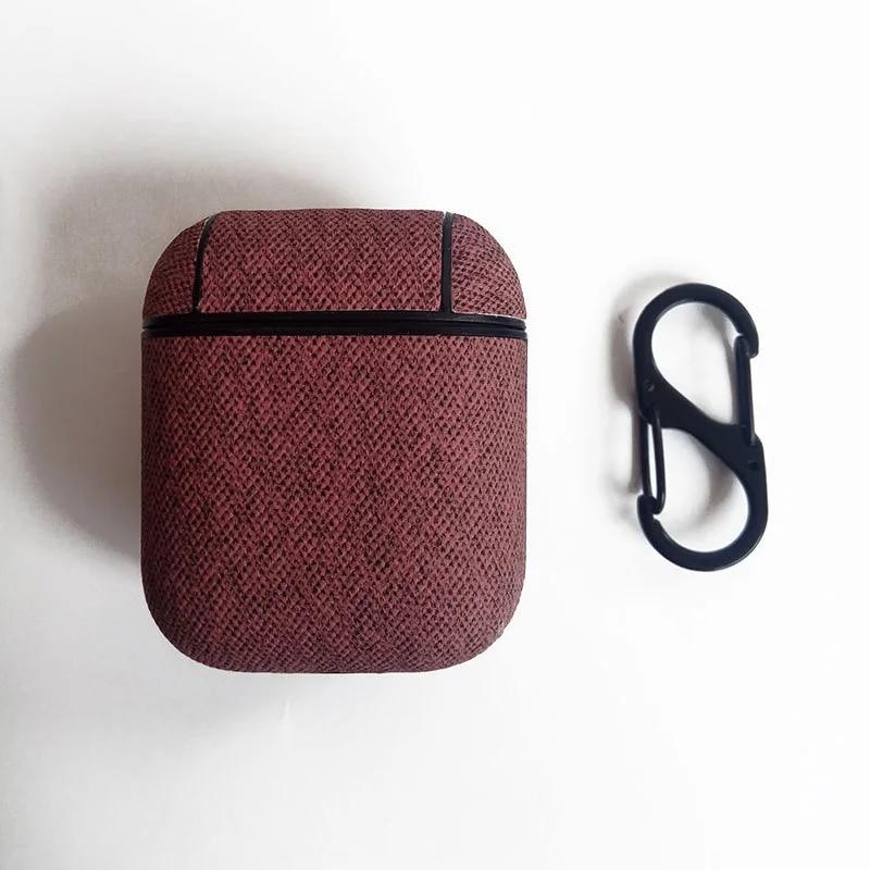 Чехлы для Apple Airpods чехол с крюком AiPods Air Pods защитные чехлы Eirpods Erpods черные наушники