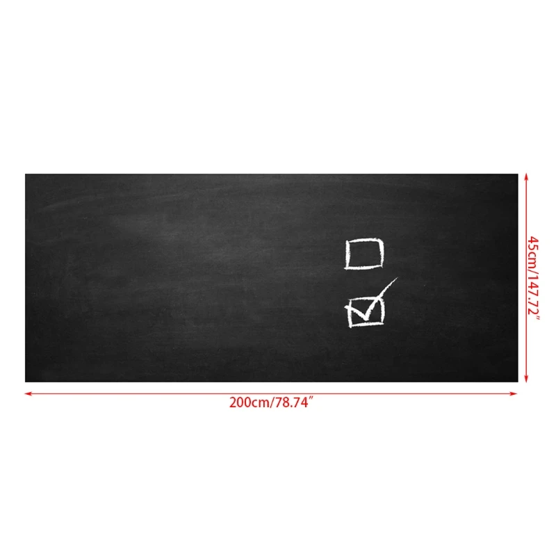 

Environmental Blackboard Chalk Board Sticker Wall Sticker For School and Office