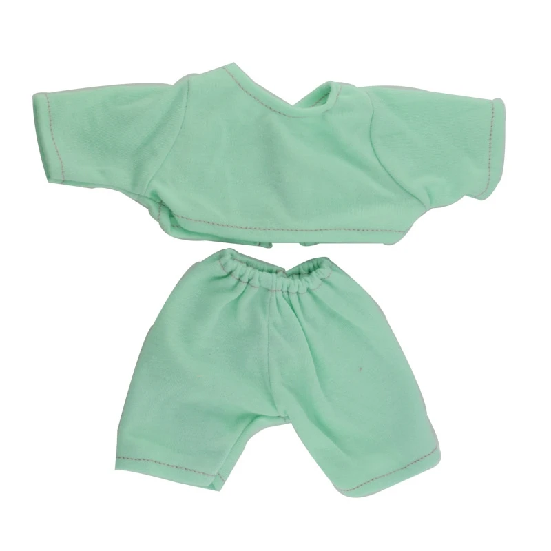 Дешевая зеленая одежда с коротким рукавом подходит для 36 см куклы My First Annabell 35 Nenuco