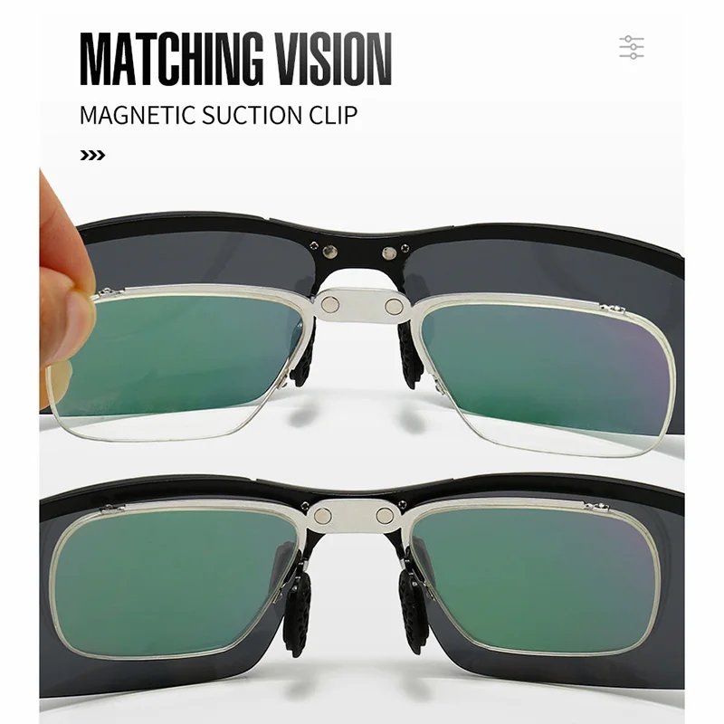 

Unisex Polarized Sports Sunglasses with Myopia Frame for Men Women Anti Blue Light for Running Golf Fishing Hiking Baseb