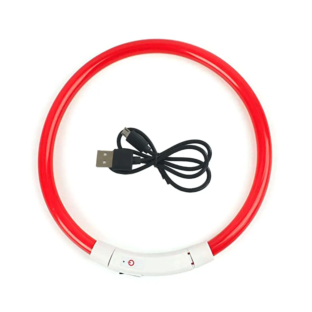 Ожерелье видимость ремень безопасности домашних животных Мода Регулируемый