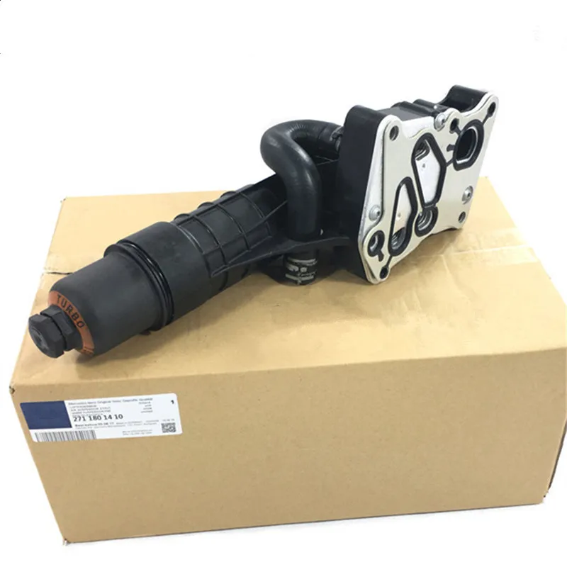 

Модуль масляного кулера для Mercedes с турбонаддувом, 4 цилиндра, M271, масляный фильтр, смазка 2711801410