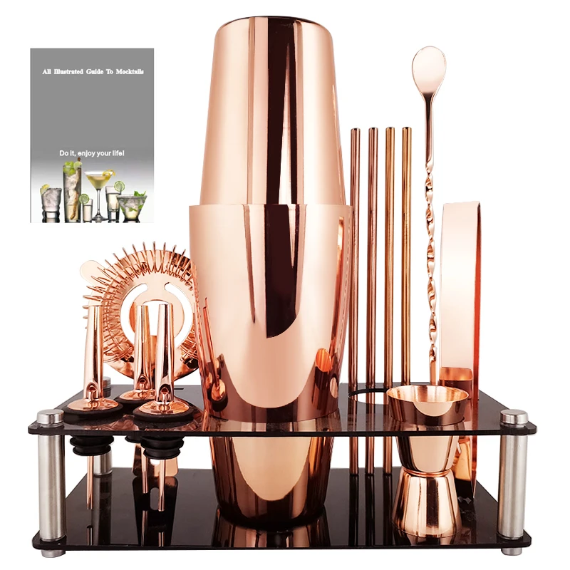 

Шейкер коктейльный из нержавеющей стали, 550 мл, 800/600 мл