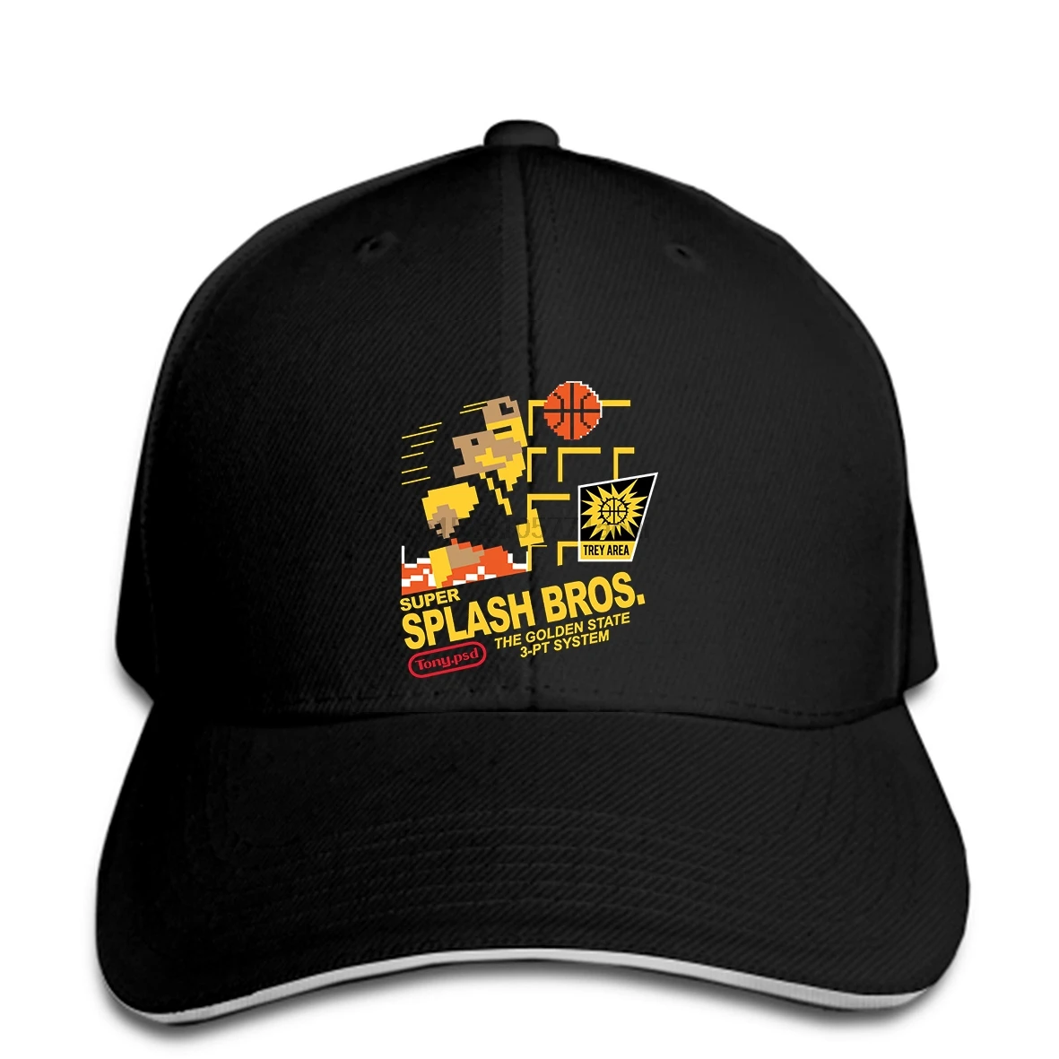 

Baseball cap Super Splash Bros Golden State Klay Thompson Stephen Curry Print hat