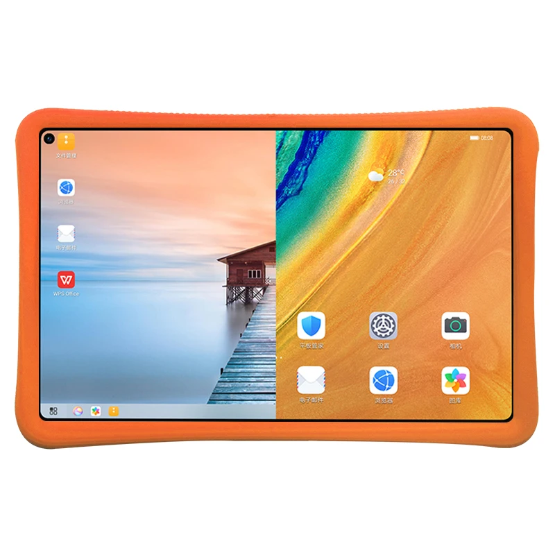 

MingShore Rugged Silicone Shockproof Protection Cover Case For Huawei MatePad Pro 10.8 inch MRX-AN19/AL19/AL09/W09/W19 Tablet