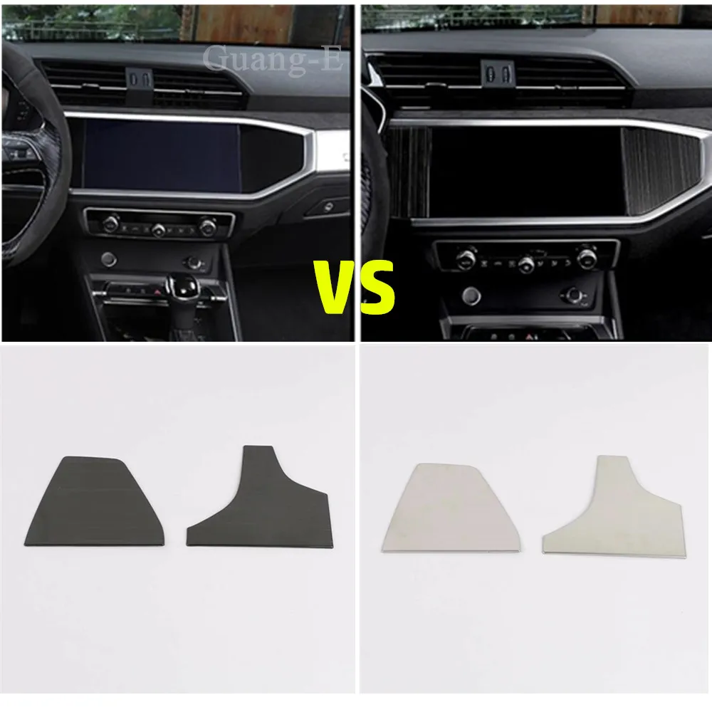 

Car cover middle console outlet vent air-condition volume navigation switch trim frame 1pcs For AUDI Q3 F3 2018 2019 2020