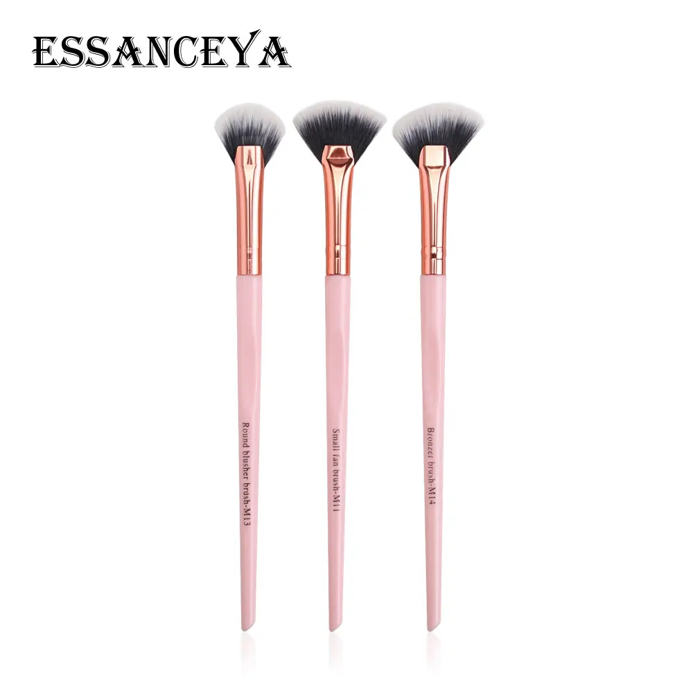 Набор кистей для макияжа ESSANCEYA набор румян Веерная кисть инструменты дорожный 3