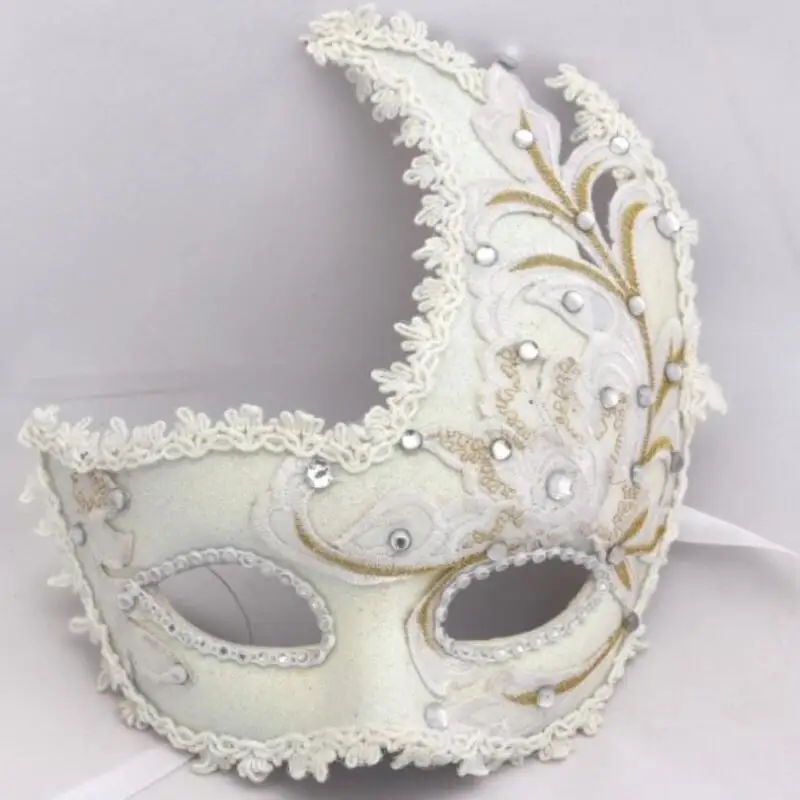 Маска для Венецианского маскарада маска принцессы мужчин и женщин модели перьев